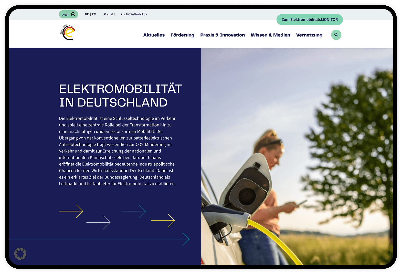 Eine WordPress-Multisite verbindet öffentliche Kommunikation und geschützte Report-Bereiche.